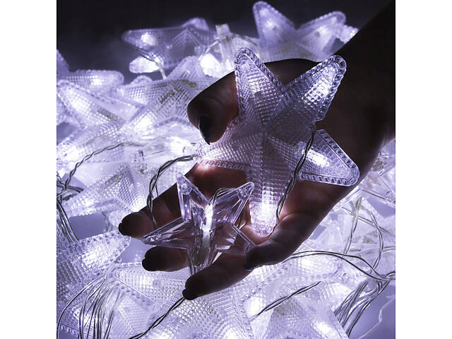 Гірлянда бахрома вулична (зовнішня) Springos 2 м 136 LED Pilot CL4006 Cold White/Blue - Фото 9