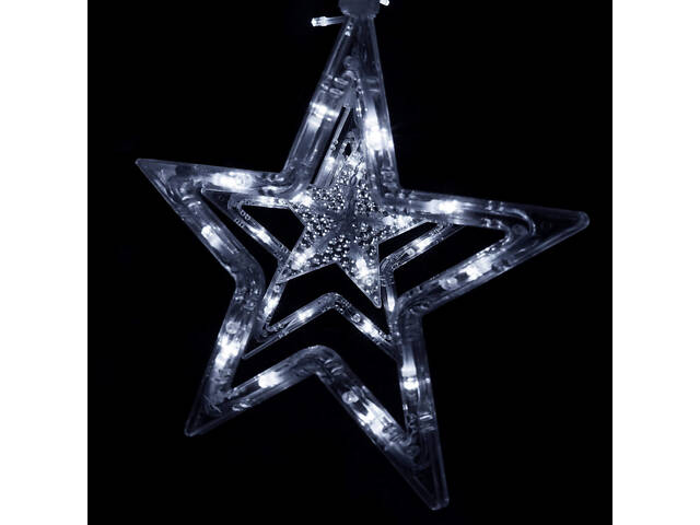 Гірлянда бахрома вулична (зовнішня) Springos 2 м 138 LED CL4011 Cold White - Фото 5