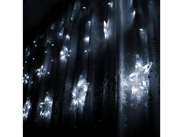 Гірлянда бахрома вулична (зовнішня) Springos 2 м 92 LED CL4009 Cold White - Фото 6