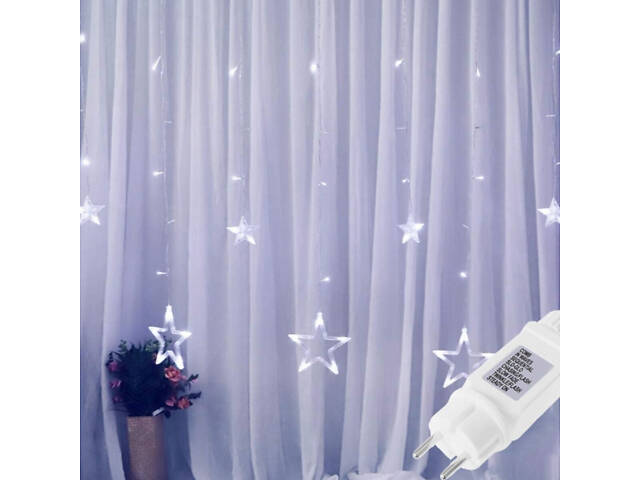 Гірлянда бахрома вулична (зовнішня) Springos 2 м 138 LED CL4011 Cold White - Фото 8