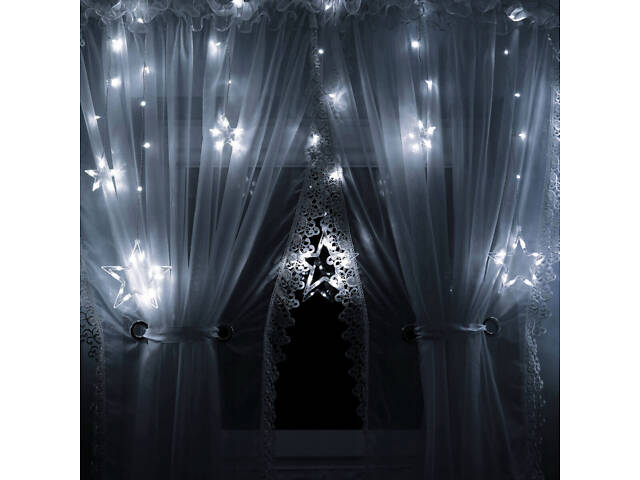 Гірлянда бахрома вулична (зовнішня) Springos 2 м 92 LED CL4009 Cold White - Фото 7