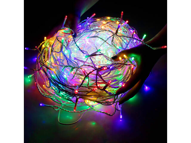 Гірлянда бахрома вулична (зовнішня) Springos 20 м 500 LED + Flash CL0519 Mix - Фото 4