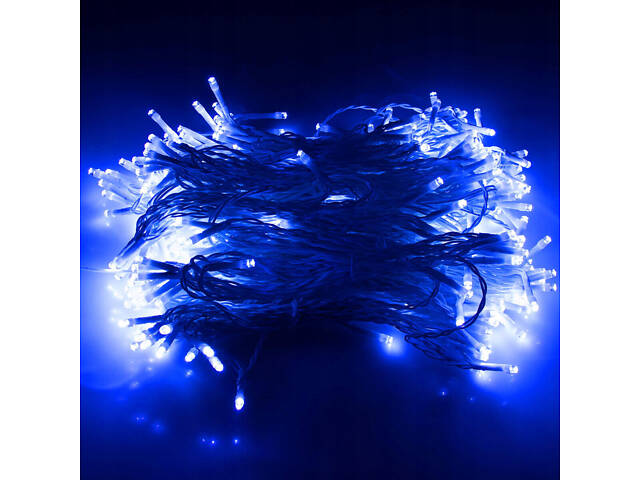 Гірлянда бахрома вулична (зовнішня) Springos 3 x 3 м 306 LED Pilot CL4002 Blue - Фото 8