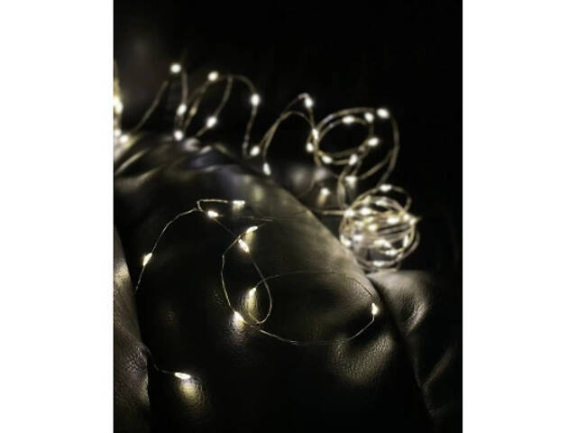 Гирлянда Chomik Гірлянда-струна 6,2 м, 60 LED теплий білий, 3АА батар., ІР44 (5900779802650) - Фото 7