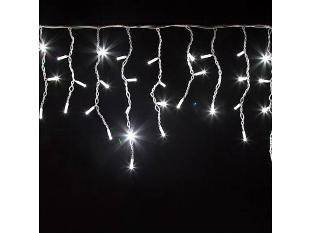 Гірлянда ColorWay Бахрома 6мx0.6м 192Led IP44 холодний (CW-GOF-192L66VCW) - Фото 2