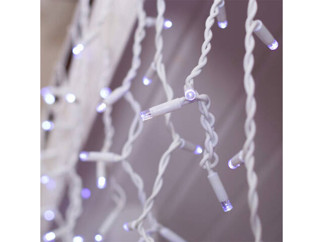 Гірлянда ColorWay Бахрома 6мx0.6м 192Led IP44 холодний (CW-GOF-192L66VCW) - Фото 3