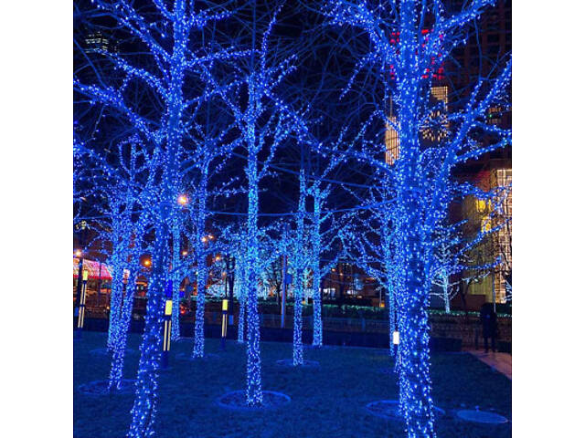 Гірлянда ColorWay IP65 10м 100Led блакитне світло (CW-GO-100L10BL) - Фото 5