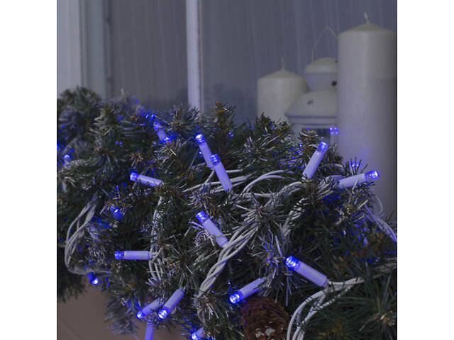 Гірлянда ColorWay IP65 10м 100Led блакитне світло (CW-GO-100L10BL) - Фото 6