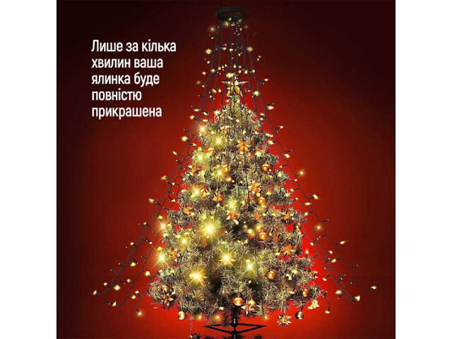 Гірлянда ColorWay Каскад LED 126 9 x 1.5 м 8 функцій (CW-G-126L91CU) - Фото 4