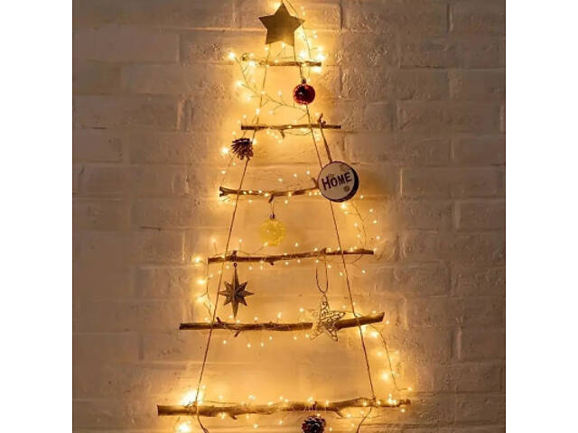 Гірлянда ColorWay Кластер LED 200 6 м 8 функцій Мідний дріт Теплий колір 220 V (CW-G-200L6VC) - Фото 6