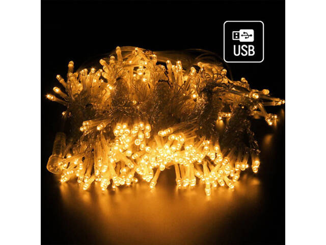 Гірлянда ColorWay Штора занавес 3 x 2 м 240 LED USB теплий колір (CW-GW-240L32U) - Фото 10