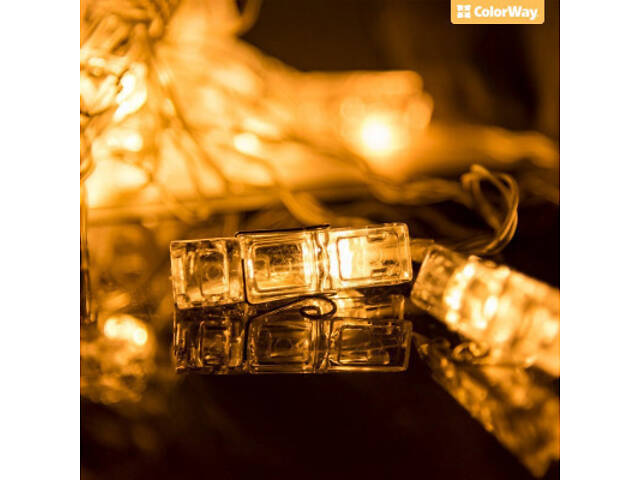 Гирлянда ColorWay Светодиодная с прищепками для фото 40 LED/4.2M USB (CW-LCP-40L42BU) - Фото 4