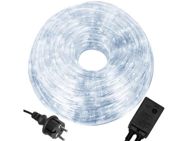 Гірлянда дюралайт вулична (зовнішня) Springos Rope Lights 20 м 480 LED CL1205 Cold White - Фото 4