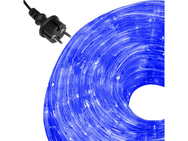 Гірлянда дюралайт вулична (зовнішня) Springos Rope Lights 10 м 240 LED CL1203 Blue - Фото 3
