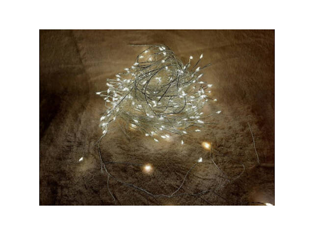 Гірлянда Luca Lighting кластер срібна струна, 15 м, теплий білий (8718861852677) - Фото 3