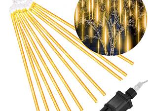 Гірлянда метеоритний дощ Springos 4 м 480 LED CL1212 Warm White