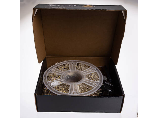 Гірлянда-нитка Роса Хвойна лапа 1500 LED 50 метрів біла, жовтий - Фото 7