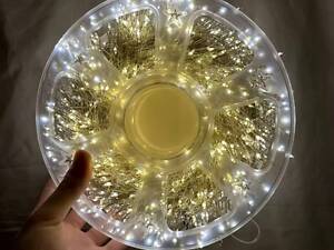 Гірлянда світлодіодна від мережі з пультом дистанційного керування Крапля Y-833-1 19701 50 м теплий жовтий