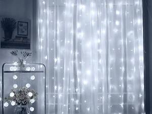 Гірлянда світлодіодна від мережі Штора Водоспад Y-176W 19709 3х2 м 280 LED холодний білий