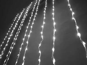 Гірлянда світлодіодна штора водоспад від мережі 13723 120 LED 3х1 м біла