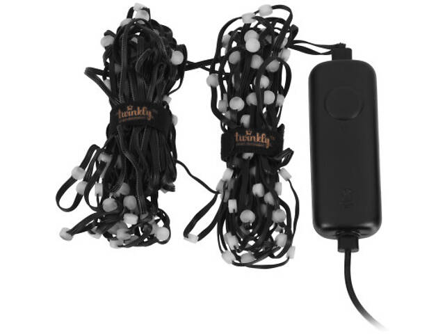 Гірлянда Twinkly Smart LED Dots Lights RGB 200 Gen II, IP44, 10м, прозорий (TWD200STP-BEU) - Фото 2
