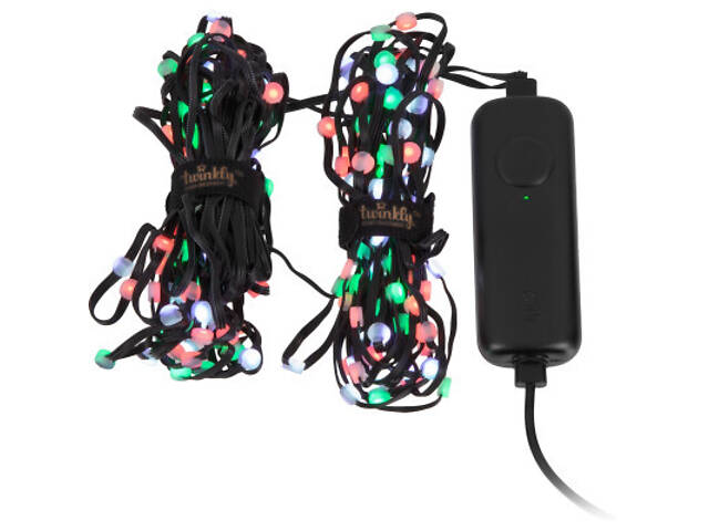 Гірлянда Twinkly Smart LED Dots Lights RGB 200 Gen II, IP44, 10м, прозорий (TWD200STP-BEU) - Фото 3