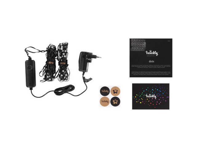 Гірлянда Twinkly Smart LED Dots Lights RGB 200 Gen II, IP44, 10м, прозорий (TWD200STP-BEU) - Фото 4