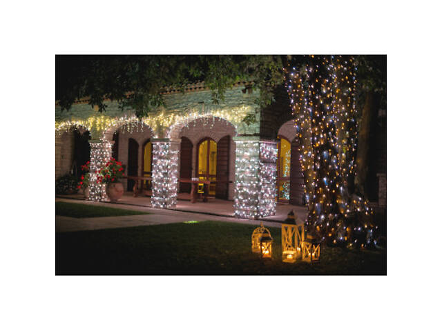 Гірлянда Twinkly Smart LED Strings RGB 250, BT + WiFi, Gen II, IP44 кабель че (TWS250STP-BEU) - Фото 2