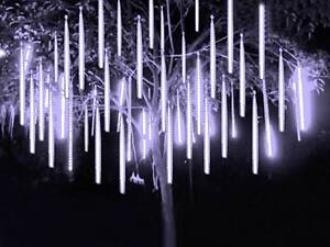 Гирлянда уличная «Тающие сосульки» белый свет, 8 шт по 50 см, SMD METEOR TUBE