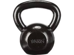 Гиря чугунная Toorx 16 кг с резиновой подставкой Black (KGV-16)