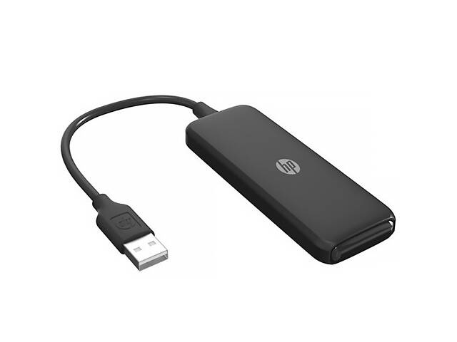 Хаб USB 2.0 -> 4xUSB 2.0 Black HP - Фото 3