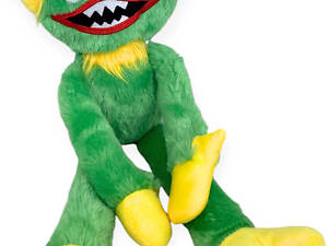 Хагі Вагі м'яка іграшка плюш 45 см зелений з вушками Huggy Wuggi Poppy Playtime