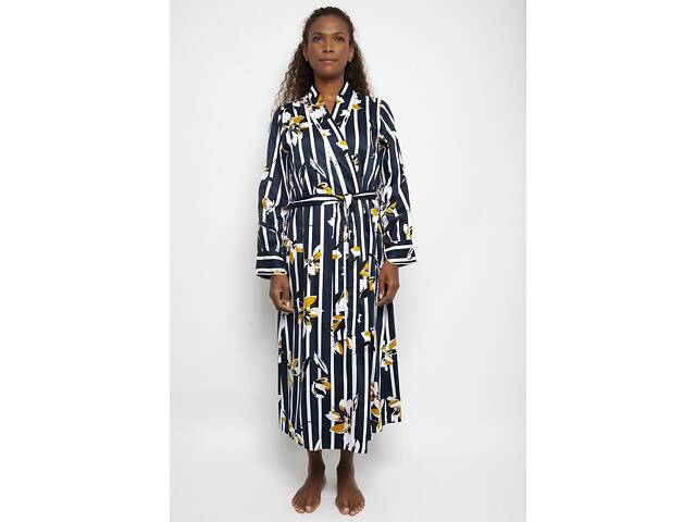 Халат женский Fable & Eve Knightsbridge 1382 16/XL Floral Stripe (5051877310735) - Фото 2