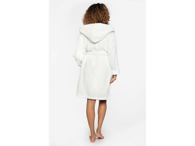 Халат женский Pretty You London Cloud-Cream M-L Молочный (5060526418647) - Фото 2