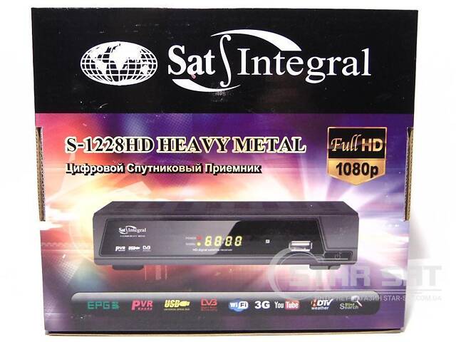 HD ресивер Sat-Integral S-1228 HD HEAVY METAL - Фото 3
