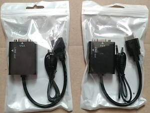 HDMI - VGA переходник для подключения к мониторам , приставок, тюнеров...