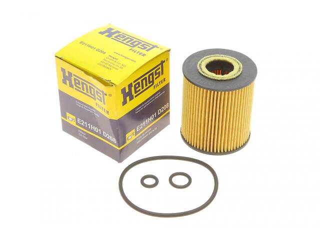 HENGST FILTER E211H01 D208 Масляный фильтр VW Polo 1.2TDI 09-/Seat Ibiza 1.2TDI 08-15/Skoda Fabia/Roomster 1.2TDI 06-14 - Фото 3
