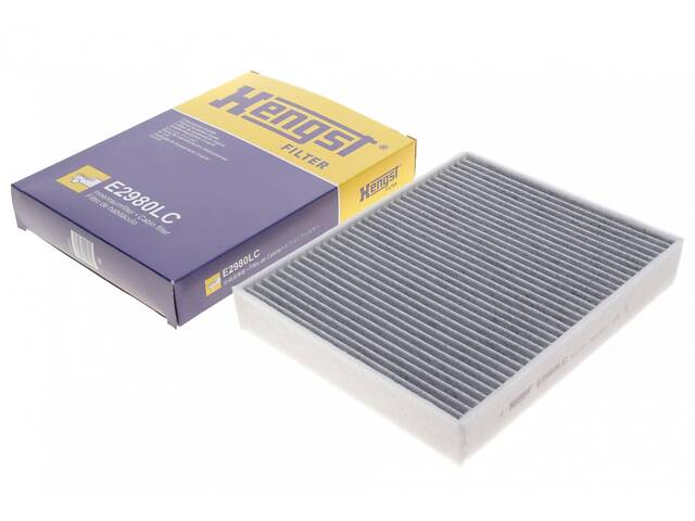 HENGST FILTER E2980LC Фильтр салона Porsche Cayenne/VW Touareg 3.0D-4.8 10- (угольный) - Фото 3