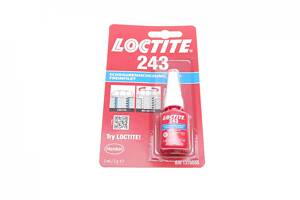 HENKEL 1370555 LOCTITE 243 BC 5ML фиксатор резьбы (синий) (средняя фиксация), макс. диаметр резьбы М36