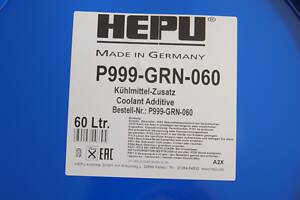 HEPU P999-GRN-060 Антифриз (зелений) G11 (60L) (1:1=-38 °)