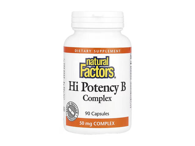 Hi Potency B Complex 50mg - 90 caps - Фото 1