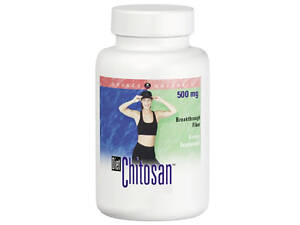 Хитозан для похудения, Diet Chitosan, Source Naturals, 500 мг, 120 капсул