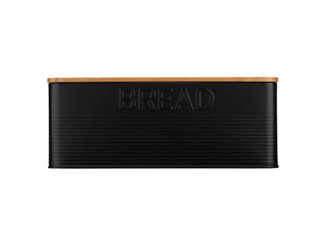 Хлібниця Ardesto Midori 33х18х12см, метал, бамбук, чорний (AR0912BB) - Фото 9