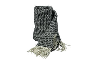 Хлопковый плед Vladi Valencia Влади Валенсия 3179 Серый 140х200 Коттон 50%