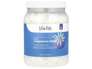 Пластівці магнієві Life-flo Pure Magnesium Flakes 44 oz (1086-2022-10-1801)