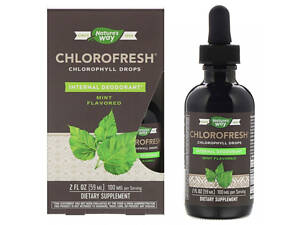 Хлорофил Nature's Way Chlorofresh Chlorophyll Drops 59 ml (Mint)