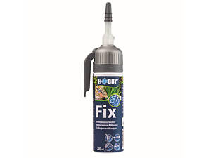Клей Hobby, герметик акваріумний, 75мл, чорний, Hobby Fix Underwater Adhesive