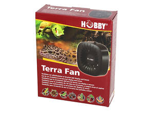 Вентилятор для тераріуму Hobby Terra Fan (37130) з дисплеєм і датчиком температури та вологості.