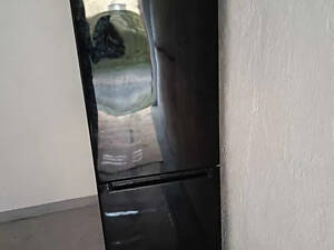 Холодильник с морозилкой Indesit LI8SN2E No Frost чорний СТОК гарантія