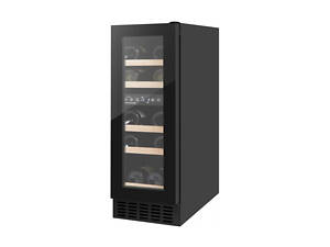 Холодильник для вина, Philco, 85х29.5х57, холод.відділ.-47л, зон - 2, пляш-17, дисплей, підсвітка, чорний (PW17GDFB)